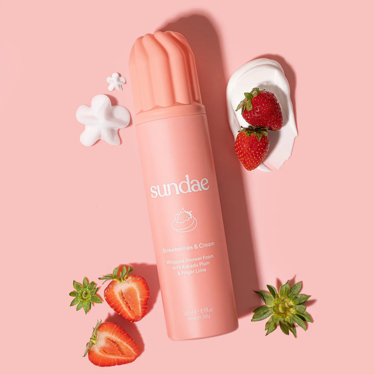 Whipped Shower Foam Strawberries &amp; Cream Body Wash