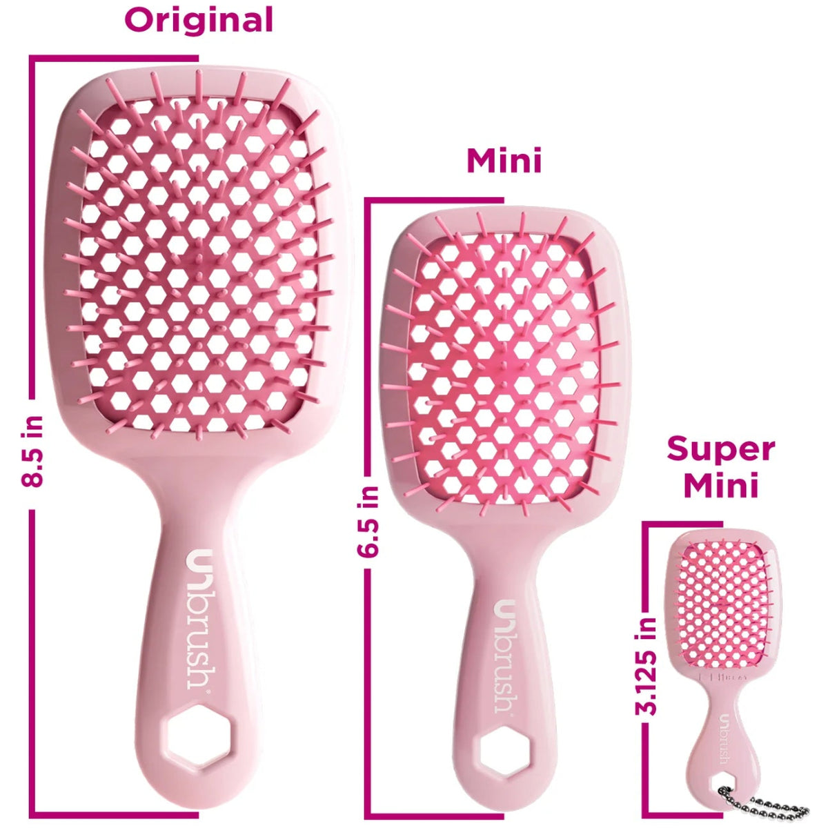 UNbrush Detangling Hair Brush - Mini