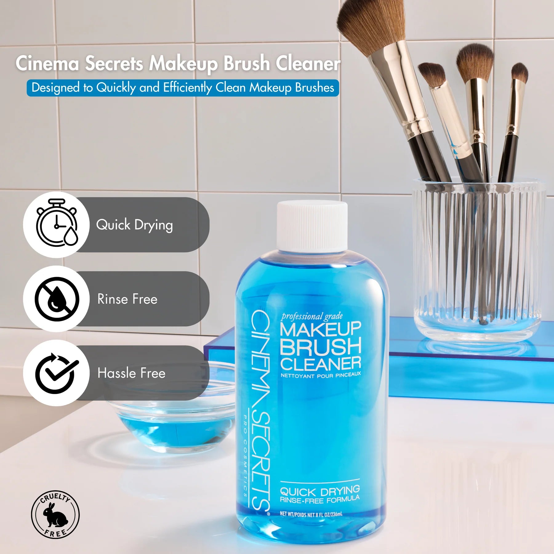 Professional Makeup Brush Cleaner Kit