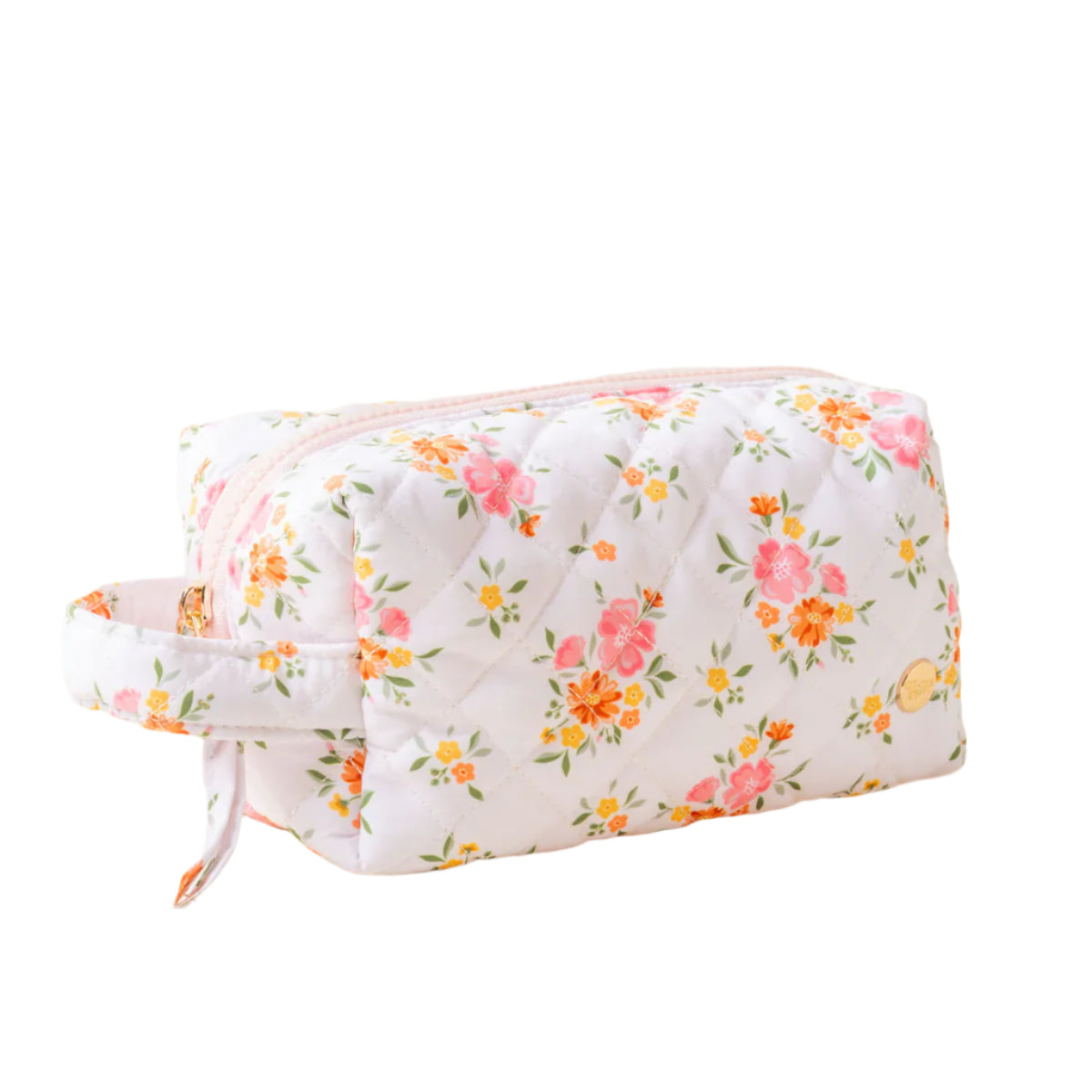 Essentials Quilted Cosmetic Pouch