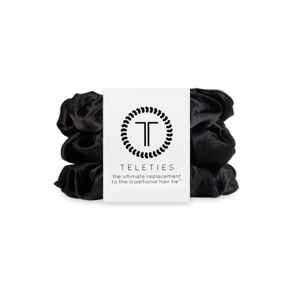Silk Hair Scrunchie | Jet Black
