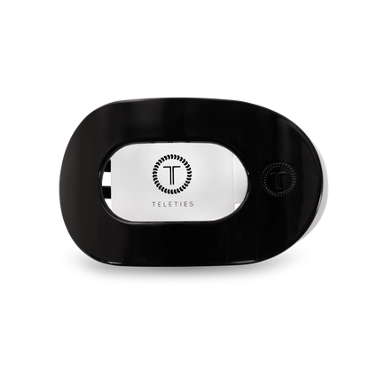 Flat Round Hair Clip | Jet Black