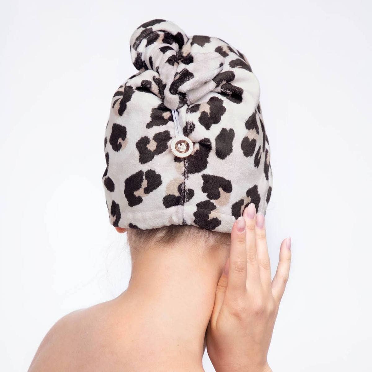 Quick Dry Hair Towel - Micro Dot