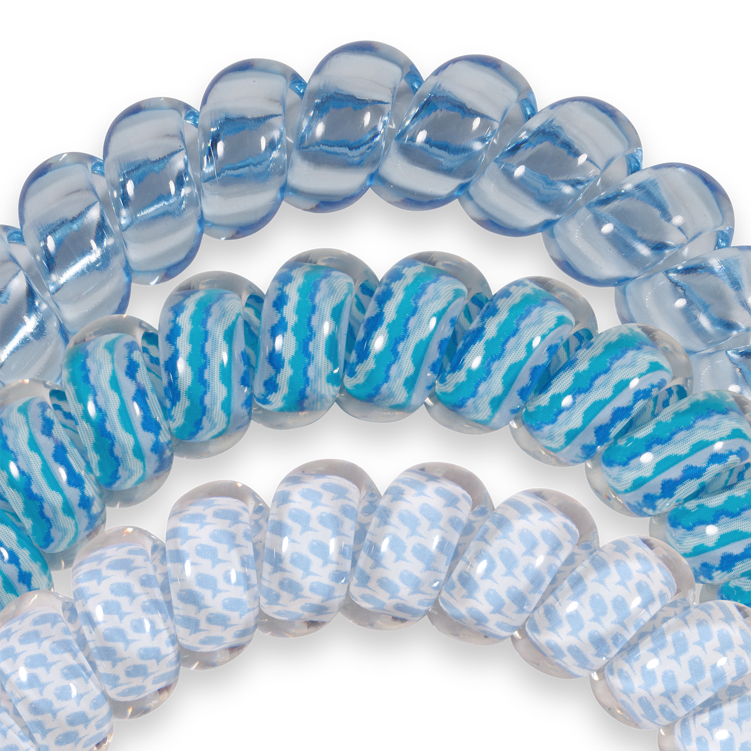 Spiral Hair Coils | Summer Sky