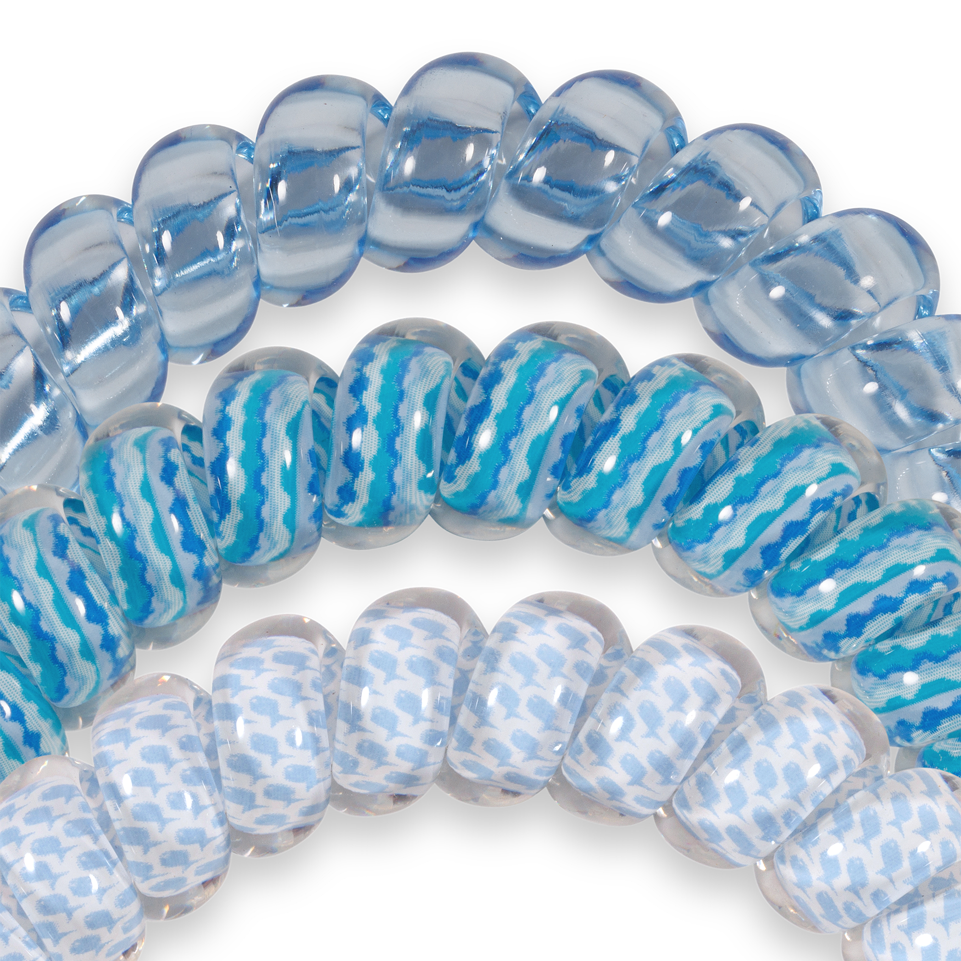 Spiral Hair Coils | Summer Sky