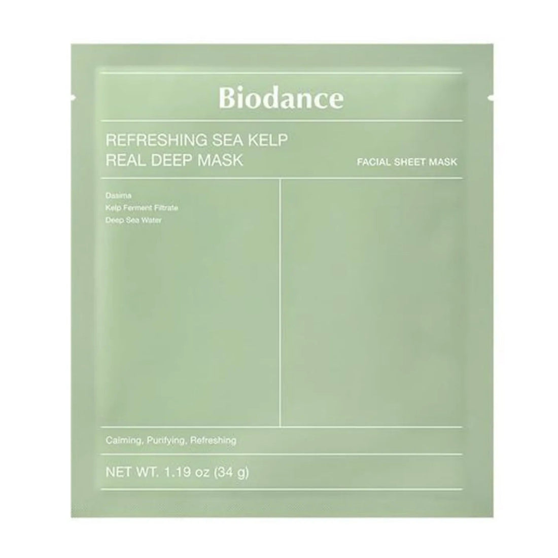 Refreshing Sea Kelp Real Deep Face Sheet Mask