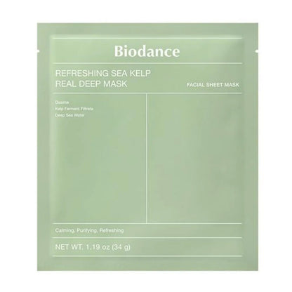 Refreshing Sea Kelp Real Deep Face Sheet Mask