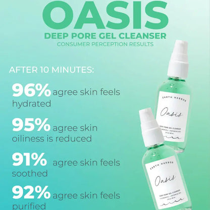 OASIS Deep Pore Gel Cleanser: Chlorophyll + Botanical BHA