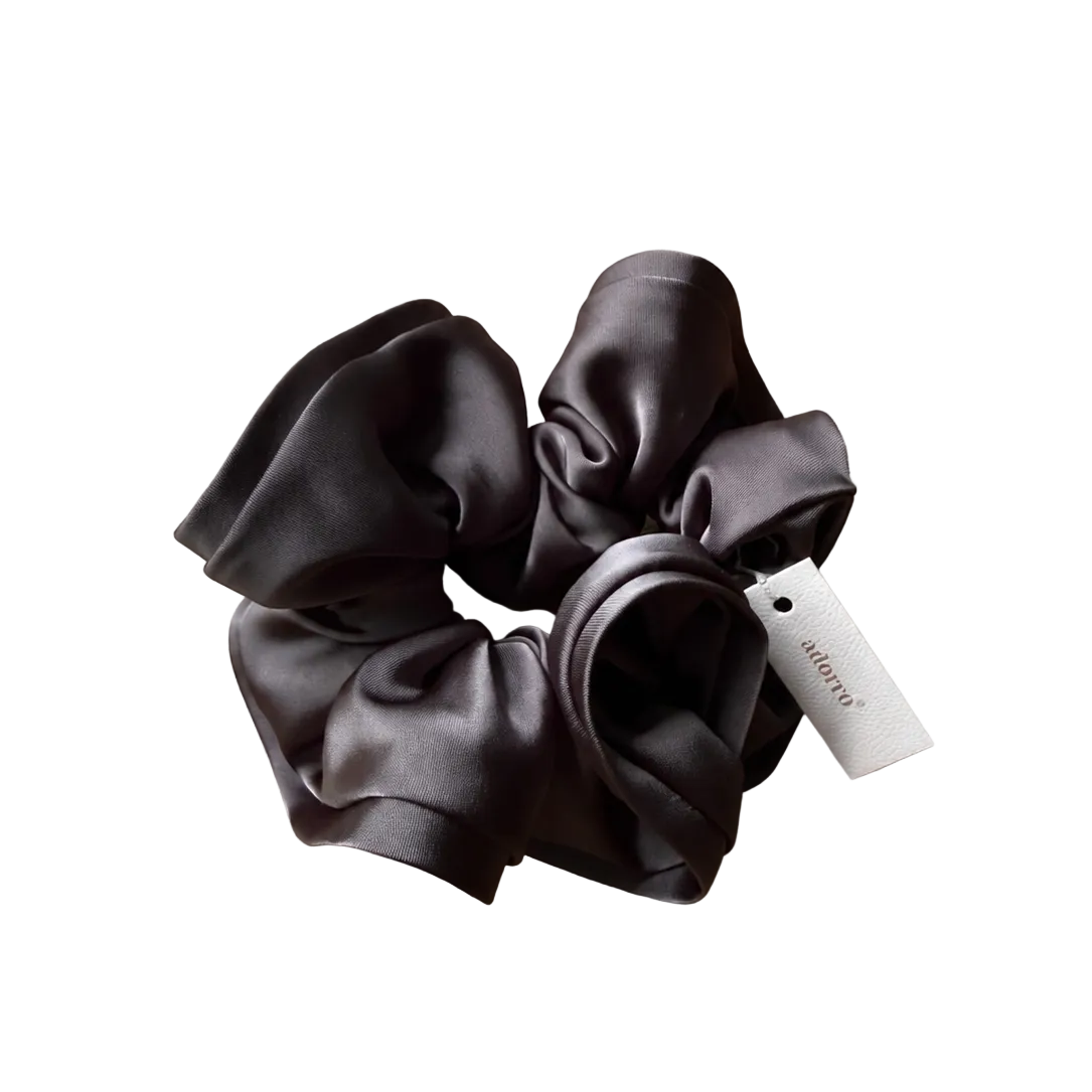 Neutral Mega Satin Scrunchie
