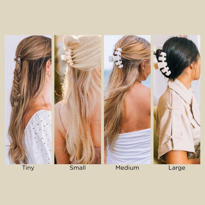 Classic Hair Clip | Large | Jet Black