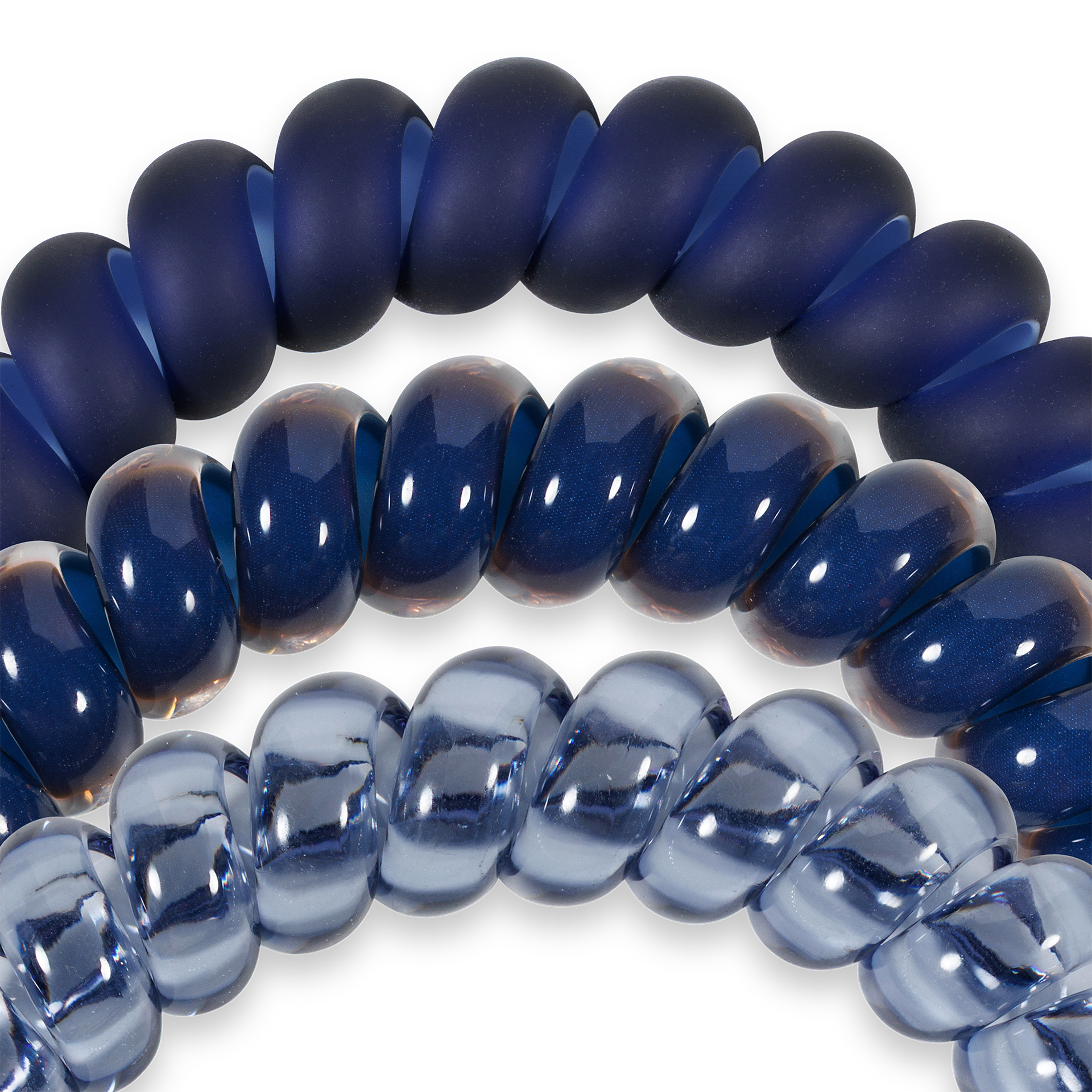 Spiral Hair Coils | Nightfall Navy