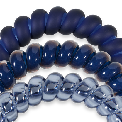 Spiral Hair Coils | Nightfall Navy
