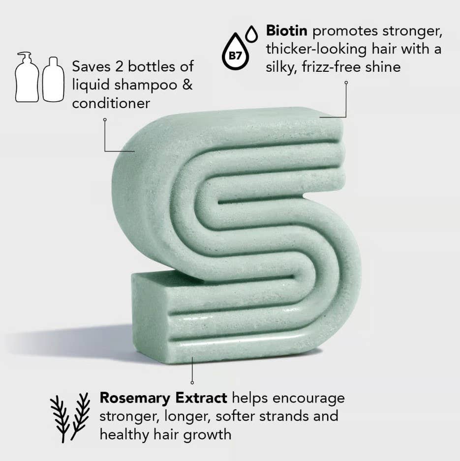 Rosemary &amp; Biotin Volumizing Shampoo Bar