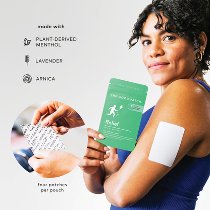 Pain Relief Patch w/ Menthol, Arnica &amp; Lavender FSA Approved