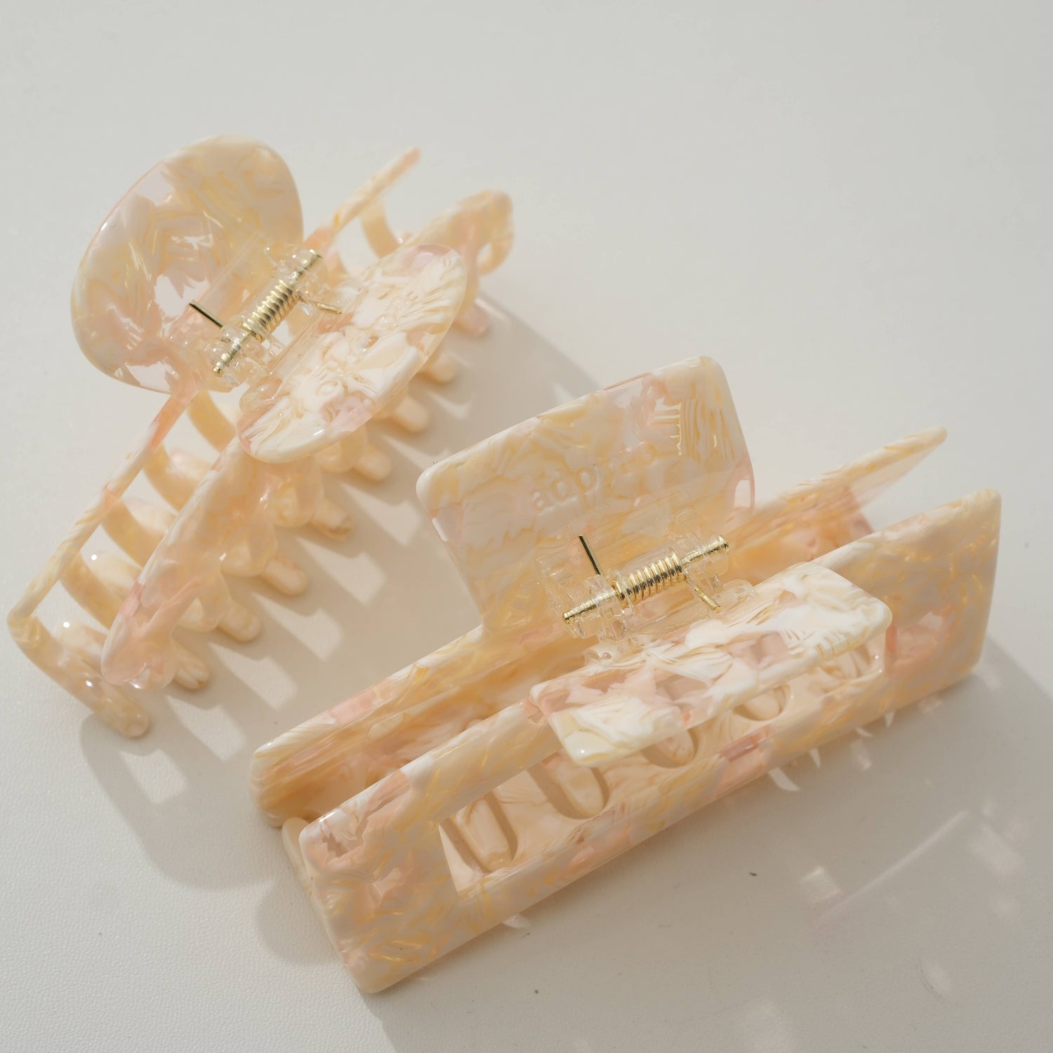 Peach Blossom Claw Clip