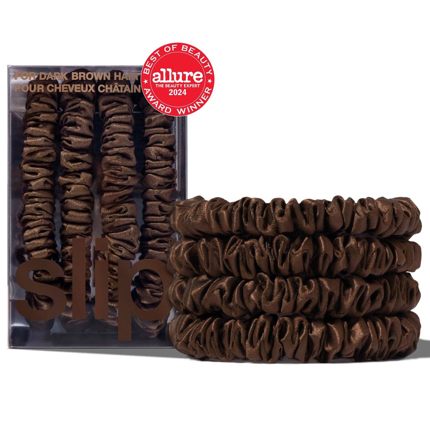Back to Basics Dark Brown Skinny Scrunchies