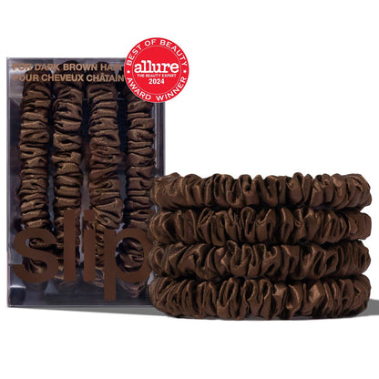 Back to Basics Dark Brown Skinny Scrunchies