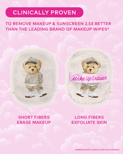 Teddy Bear 7-Day Gift Set &amp; Plush Cosmetic Bag