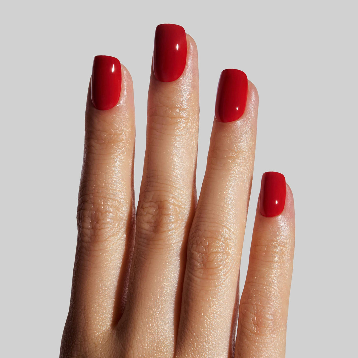 Red Red (Short Squoval)