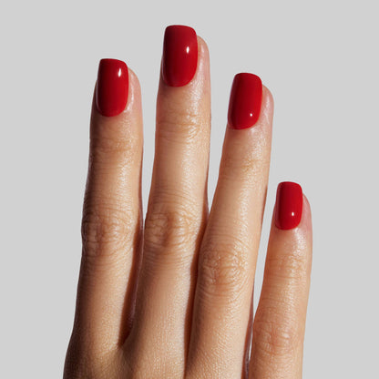 Red Red (Short Squoval)