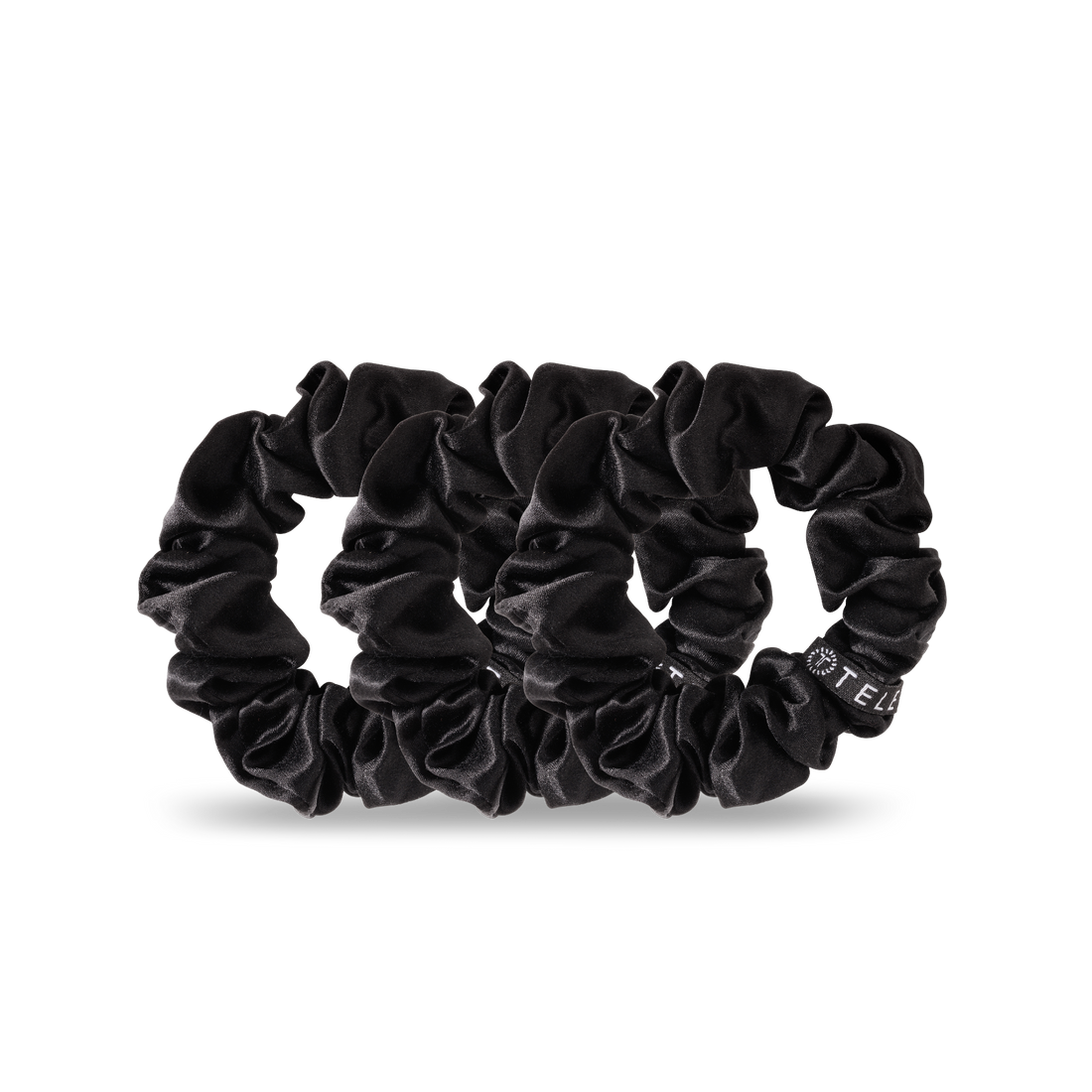 Silk Hair Scrunchie | Jet Black