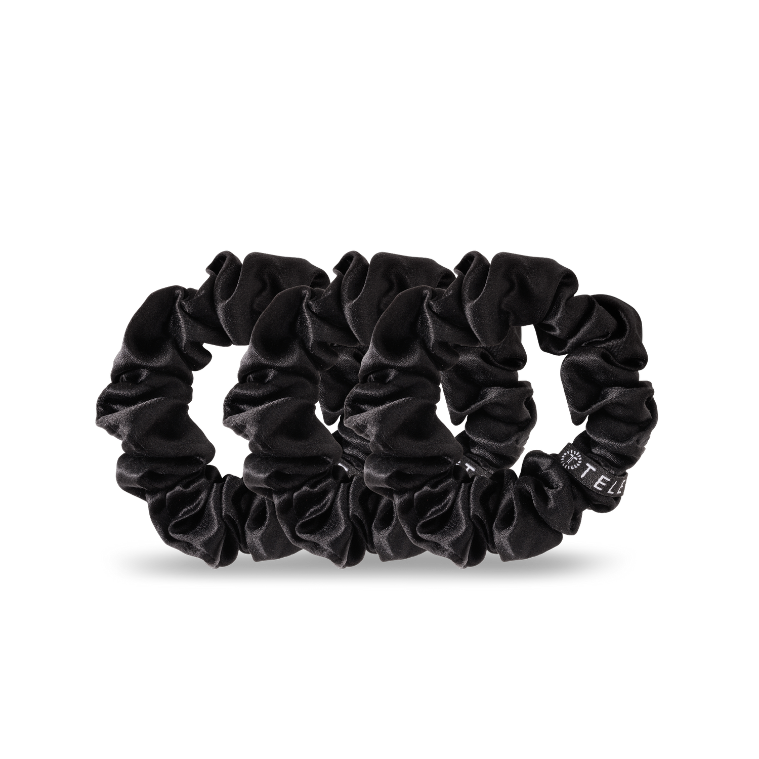 Silk Hair Scrunchie | Jet Black