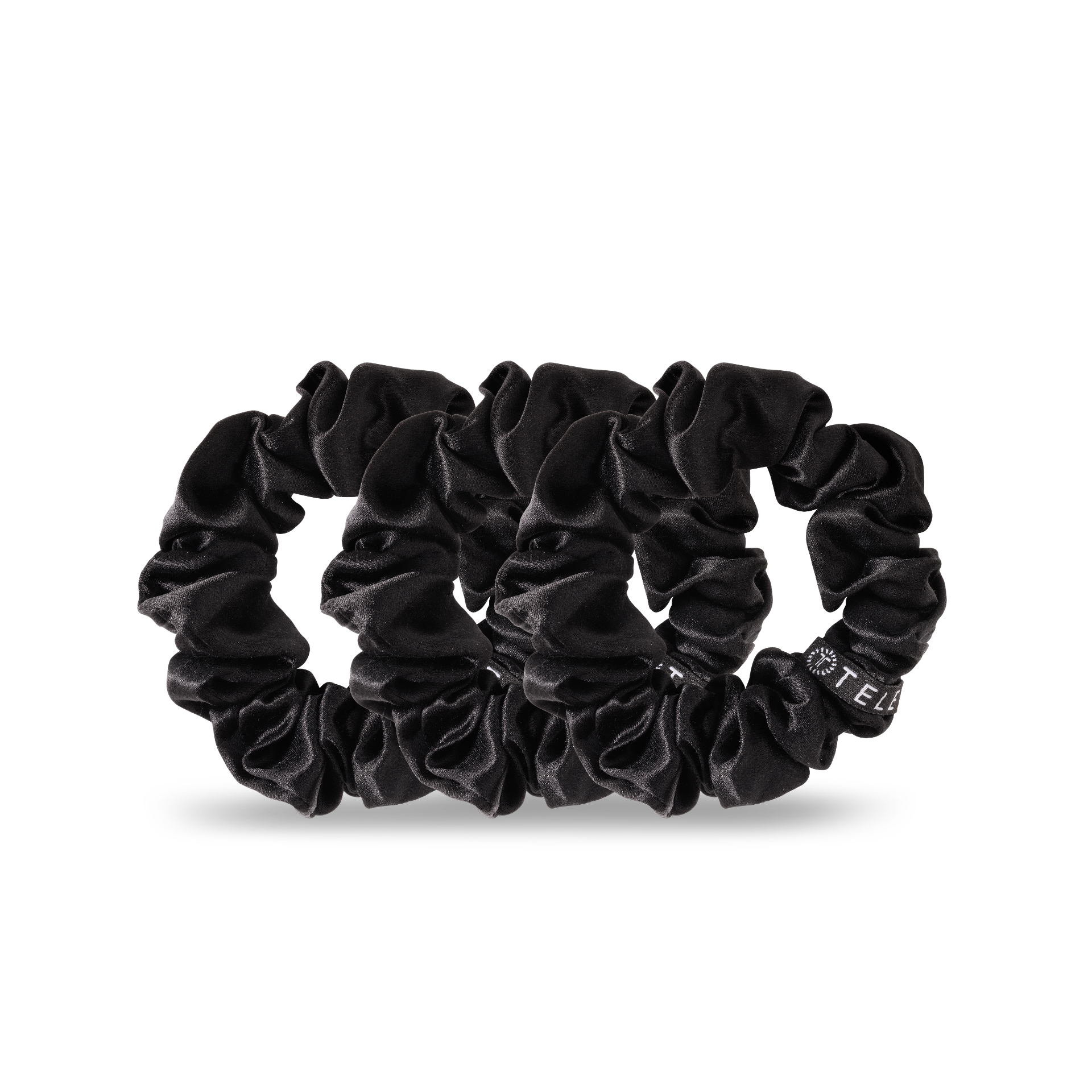 Silk Hair Scrunchie | Jet Black