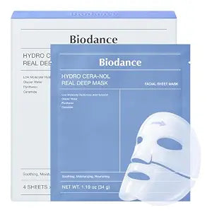 BIODANCE Hydro Cera-nol Real Deep Sheet Mask Set of 4