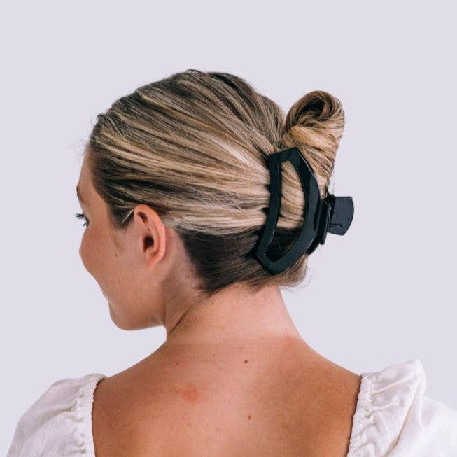 Open Hair Clip | Large | Jet Black