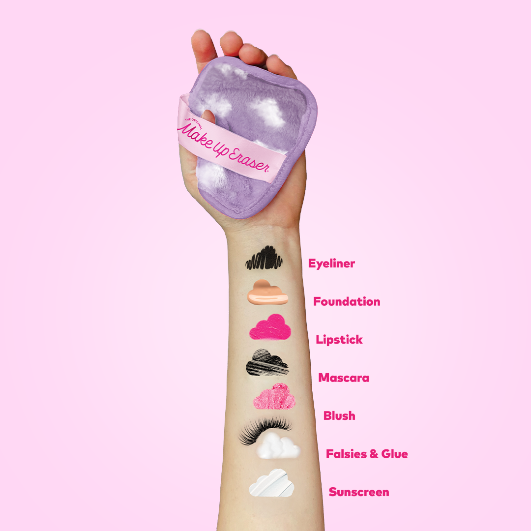 Cloud 9 MakeUp Eraser 7-Day Set &amp; Cosmetic Bag