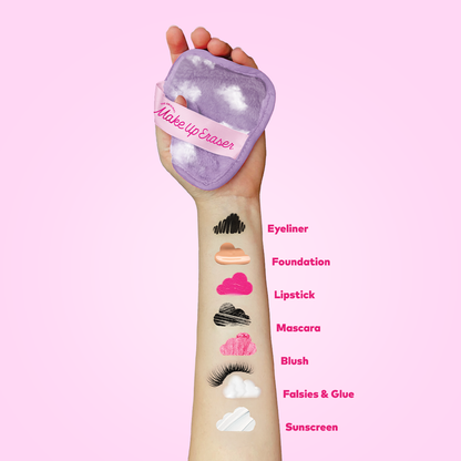 Cloud 9 MakeUp Eraser 7-Day Set &amp; Cosmetic Bag
