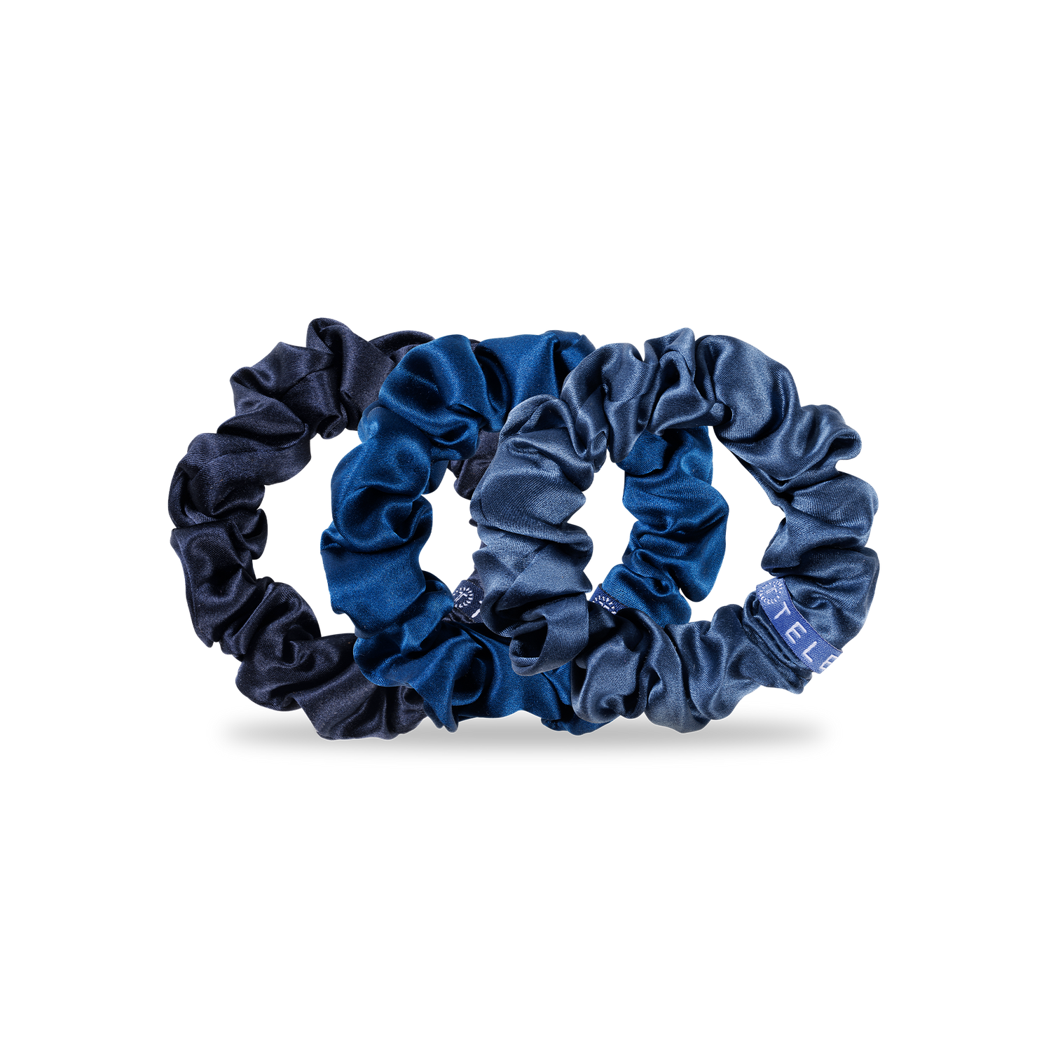 Silk Hair Scrunchie | Midnight Rain