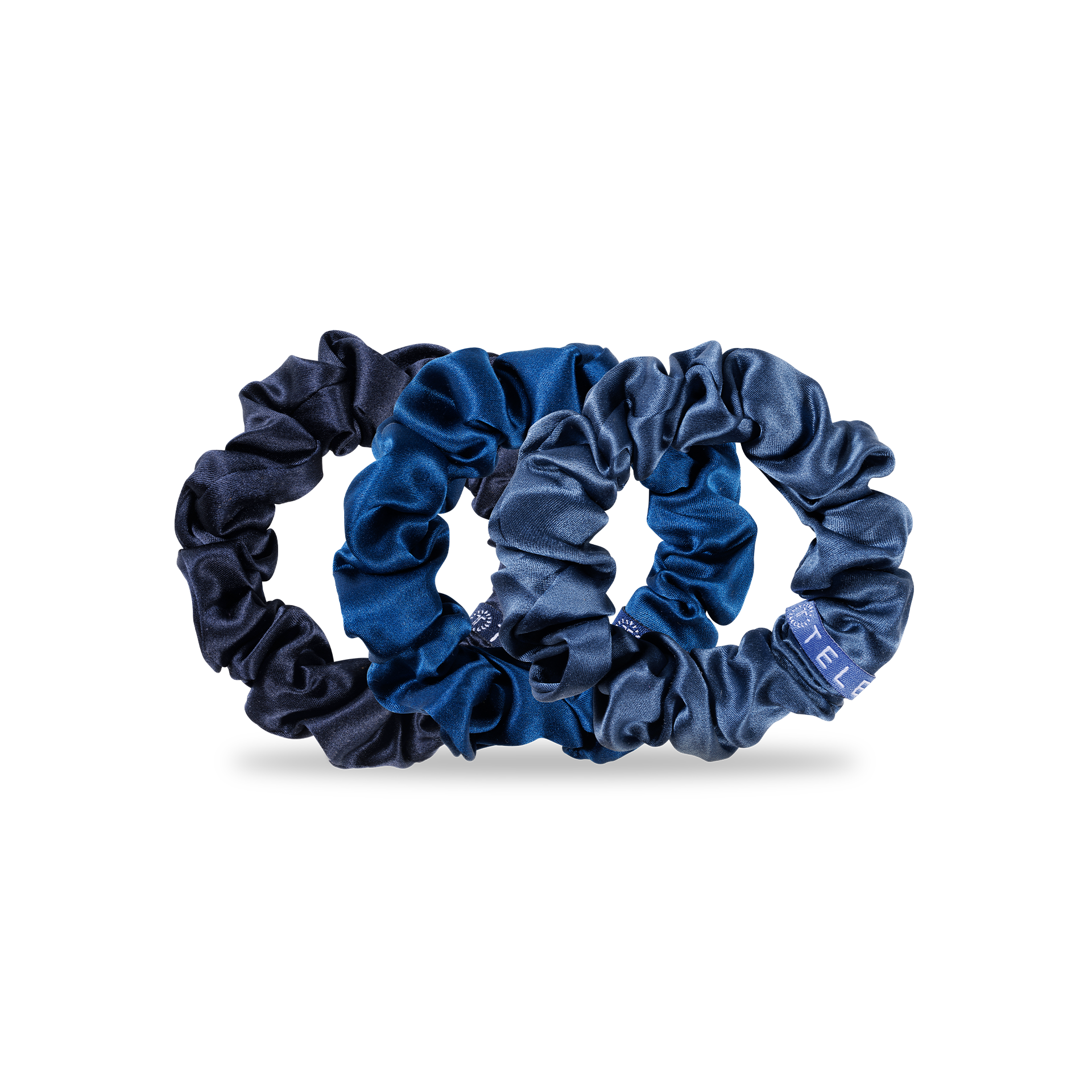 Silk Hair Scrunchie | Midnight Rain