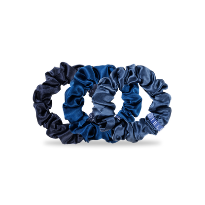 Silk Hair Scrunchie | Midnight Rain