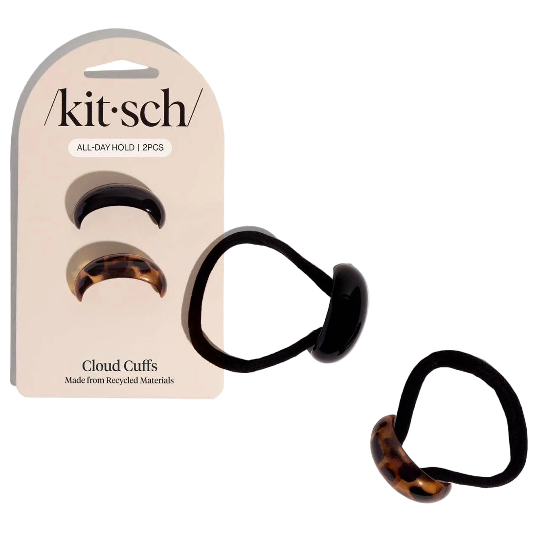 Black &amp; Tort Cloud Cuffs - Small
