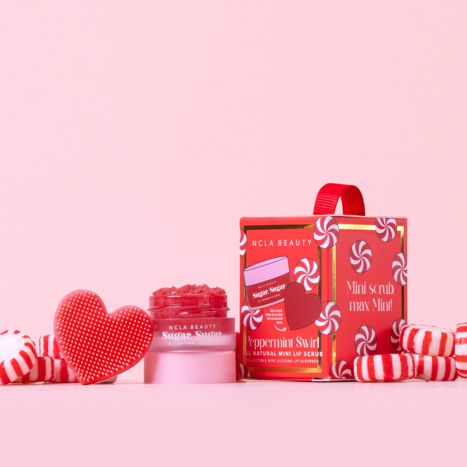 Peppermint Swirl Lip Scrub Gift Set