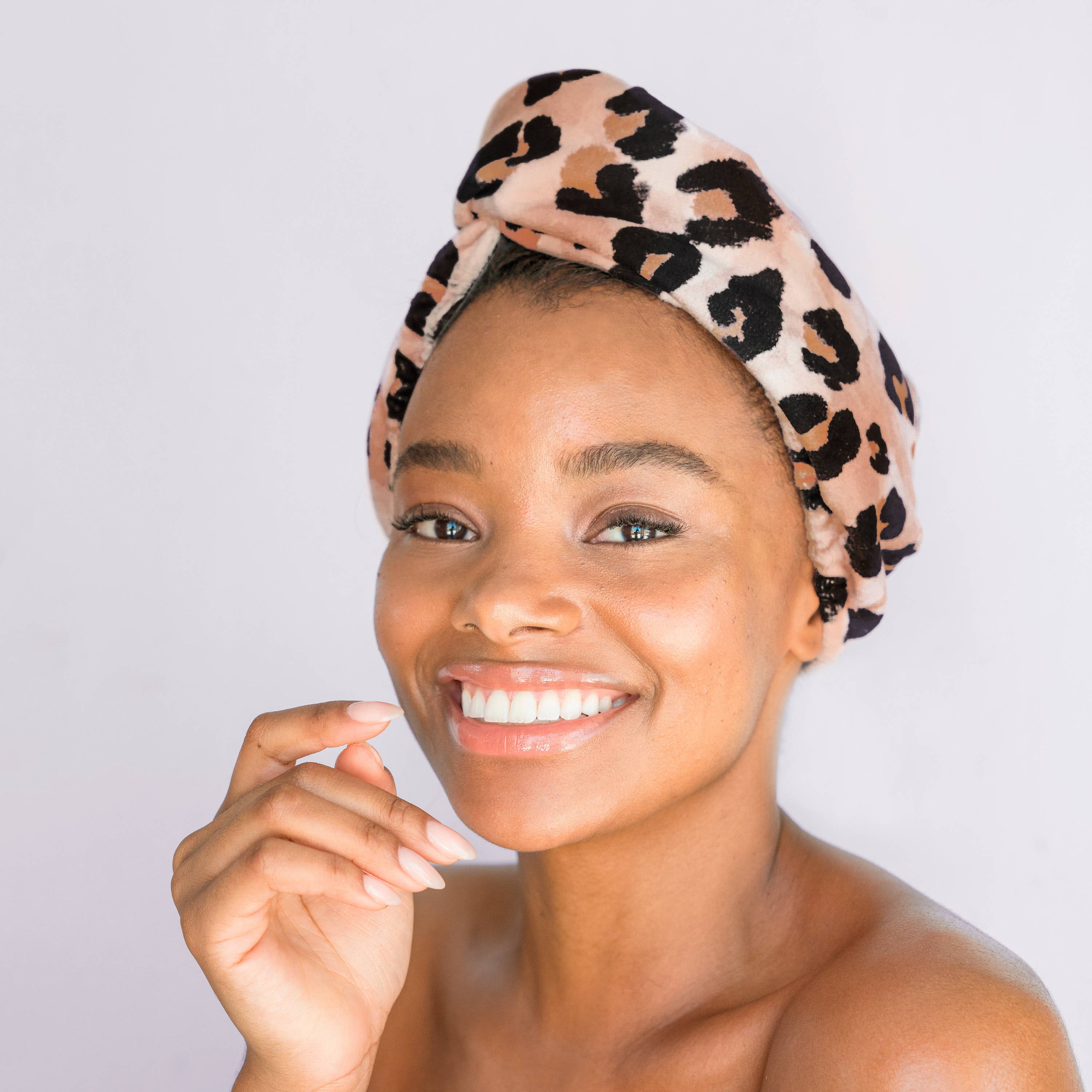 Quick Dry Hair Towel - Micro Dot