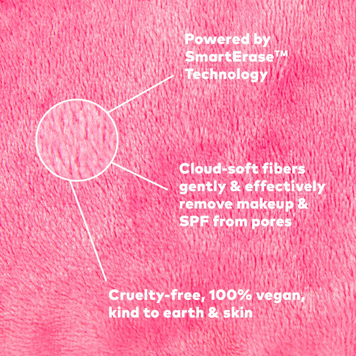 Pink Mini MakeUp Eraser PRO