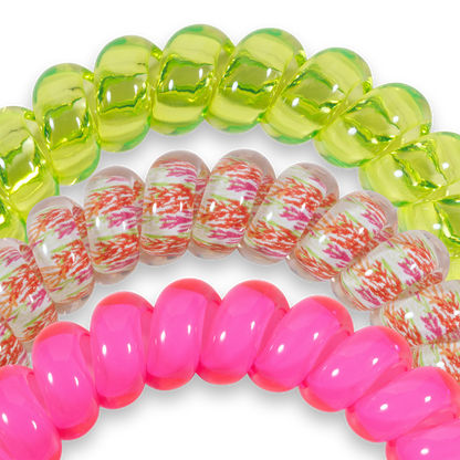 Spiral Hair Coils | Tropical Punch
