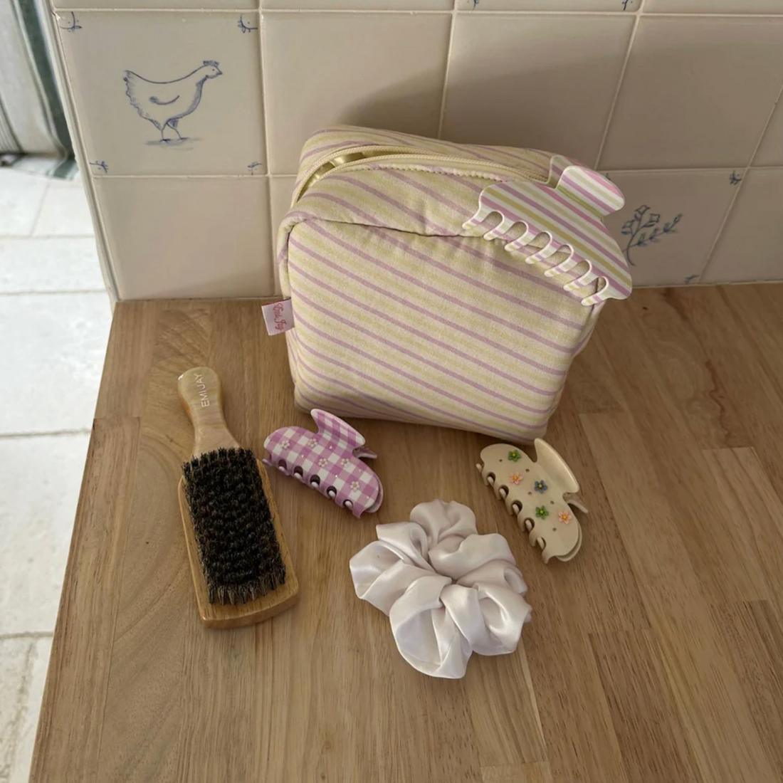 Sweetheart Clip - Daisy Pink Picnic