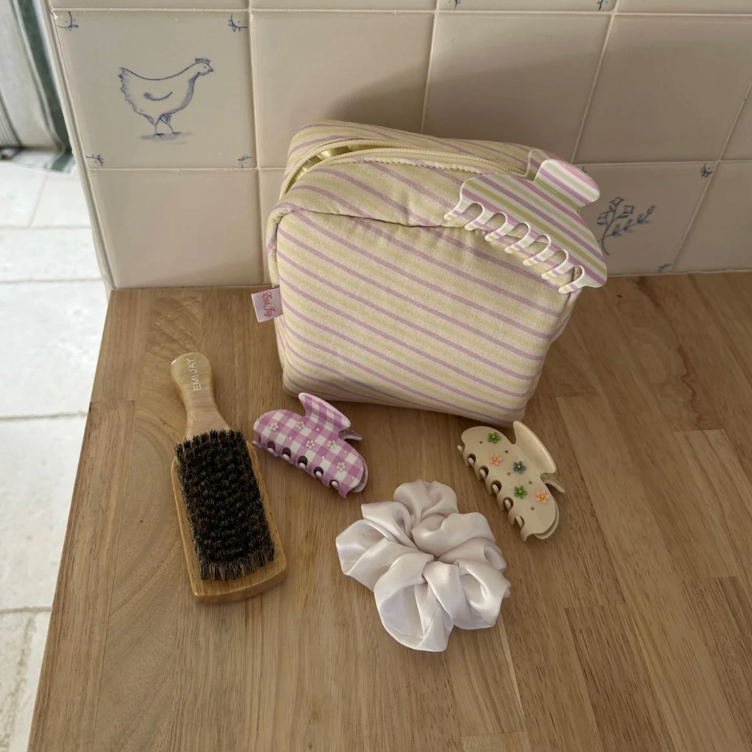 Sweetheart Clip - Daisy Pink Picnic