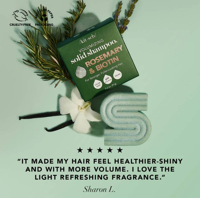 Rosemary &amp; Biotin Volumizing Shampoo Bar