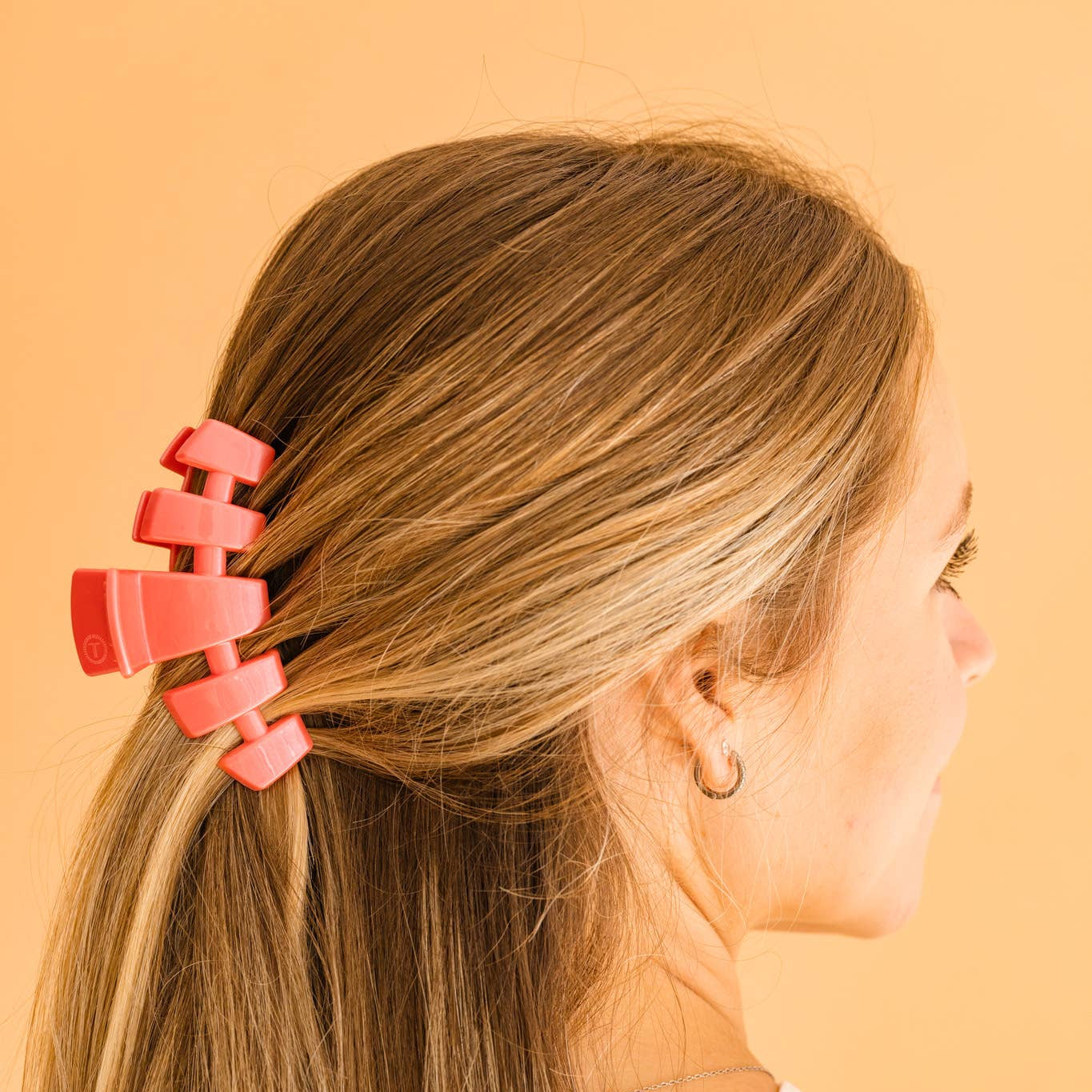 Classic Hair Clip | Calming Coral