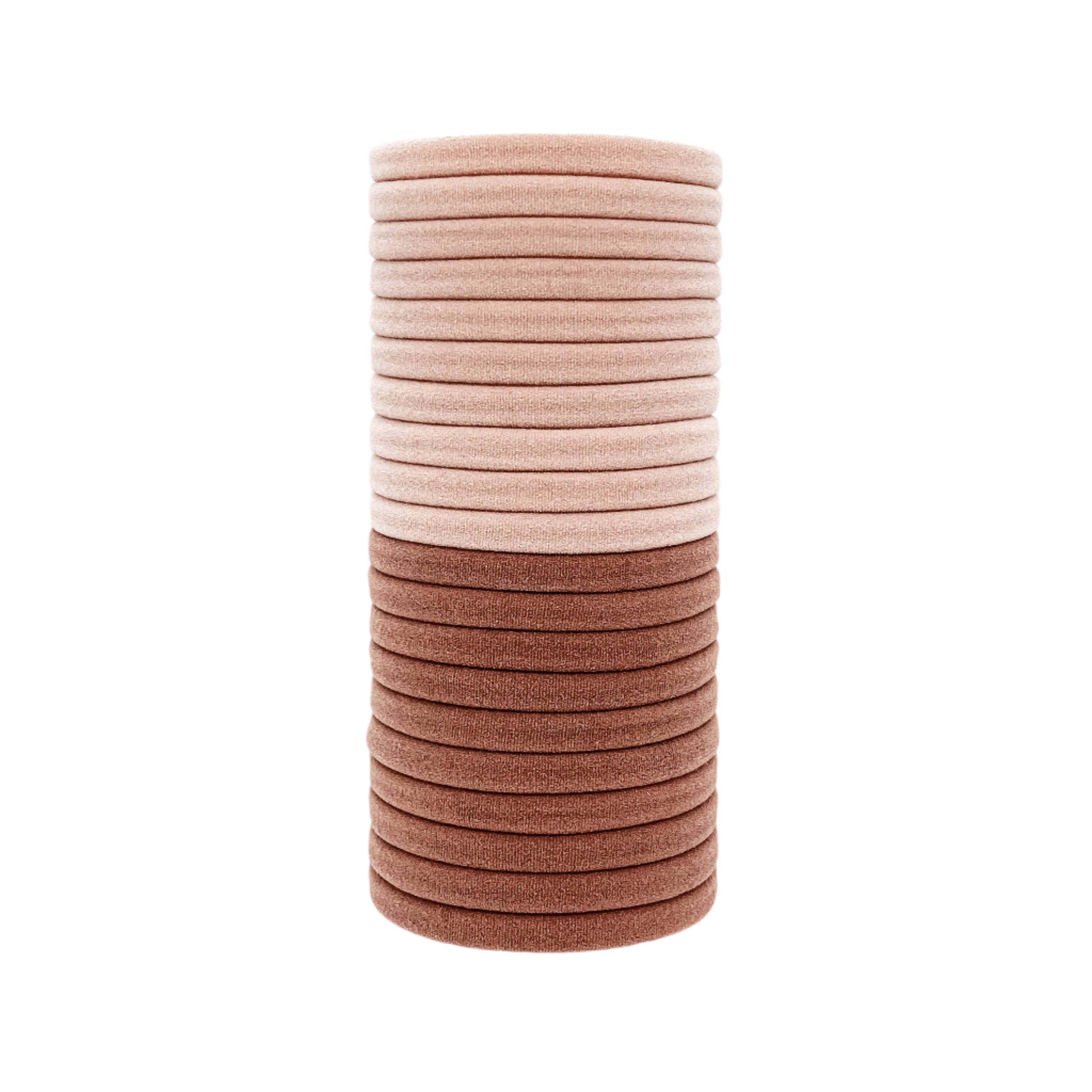 Eco-Friendly Nylon Elastics 20pc set - Blush