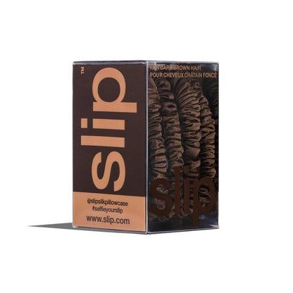 Back to Basics Dark Brown Skinny Scrunchies