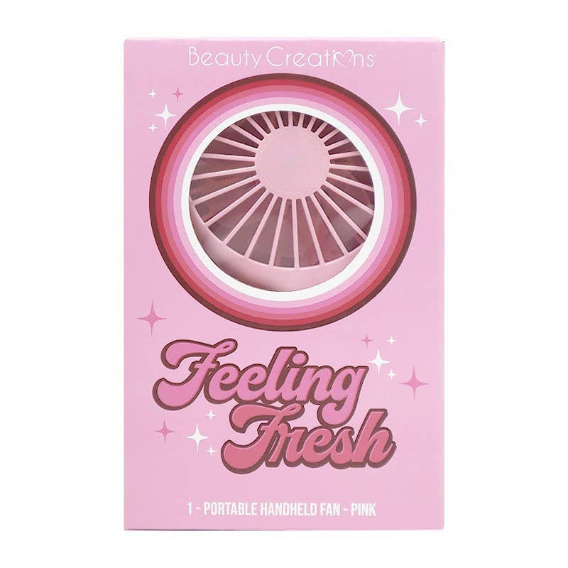 Beauty Creations BCF01 Portable Fan Feeling Fresh Pink - 6pc