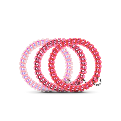 Spiral Hair Coils | Think Pink