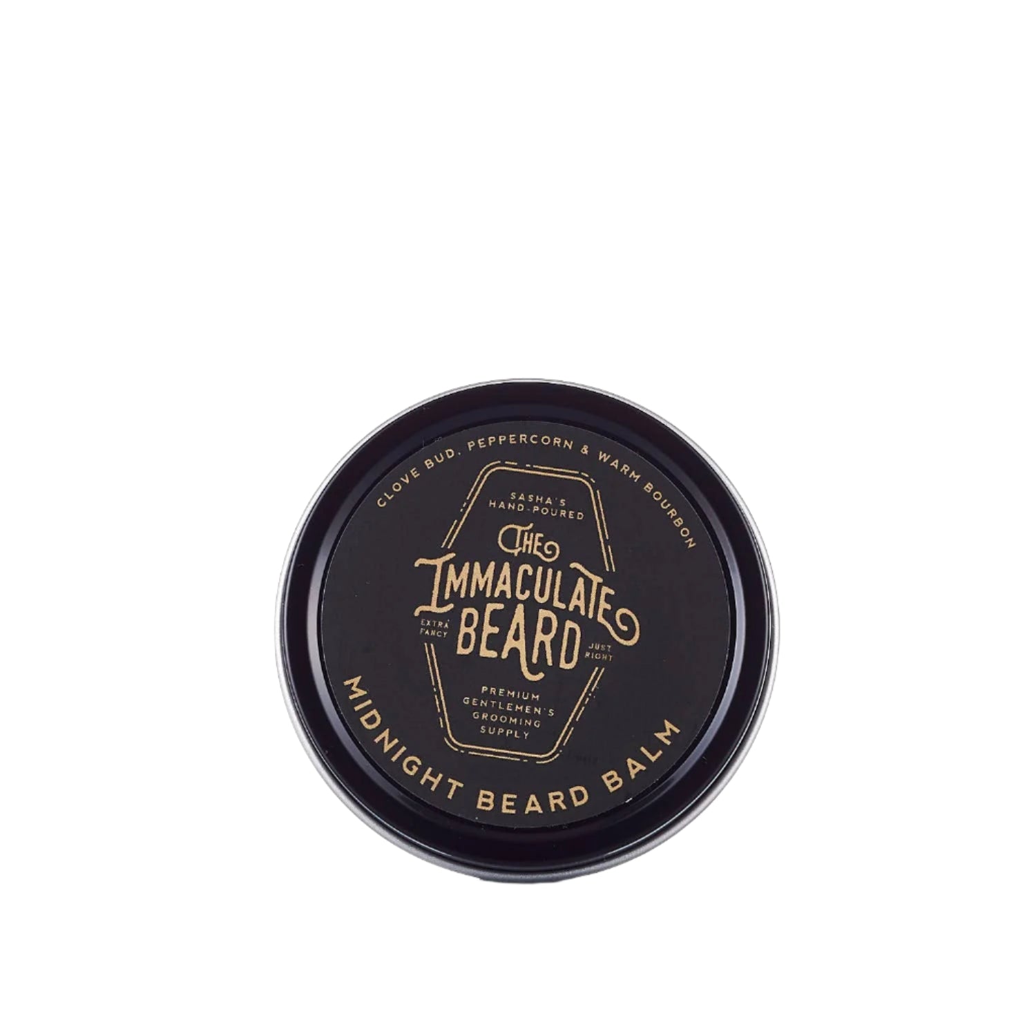 Beard Balm MIDNIGHT Warm Bourbon, Peppercorn, &amp; clove bud