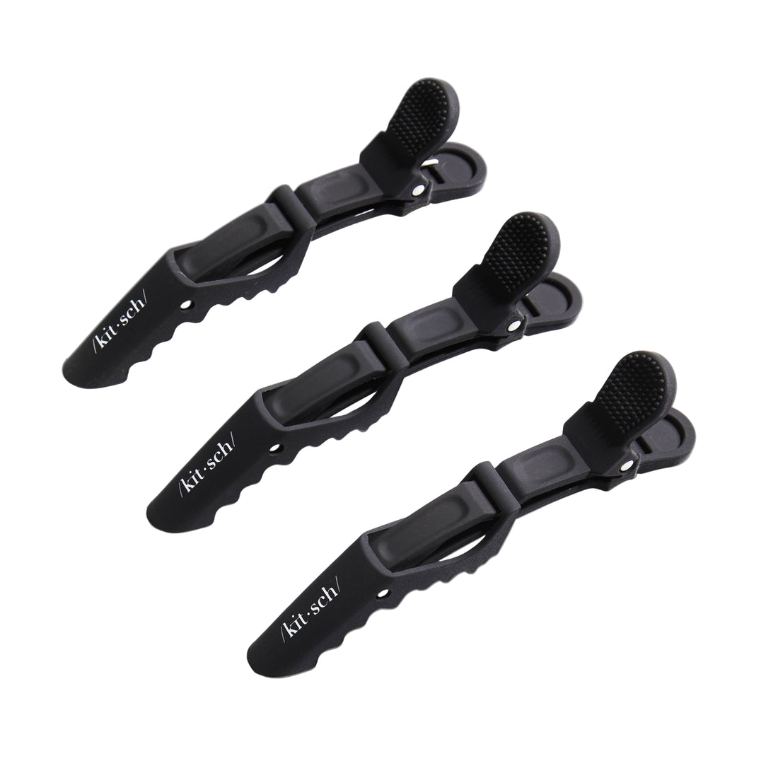 No Slip Crocodile Clip 3pc - Black