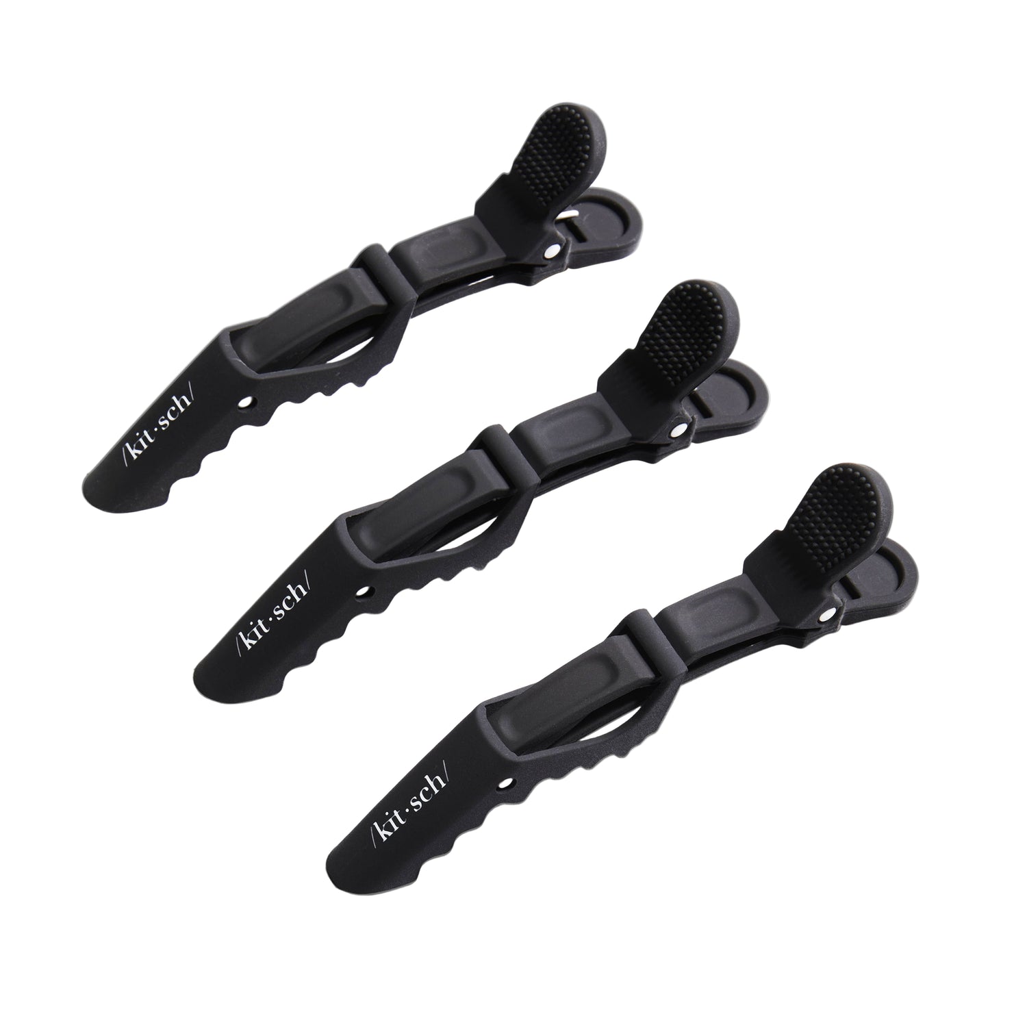 No Slip Crocodile Clip 3pc - Black